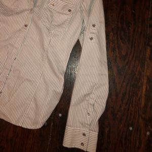 Express M Striped Button down